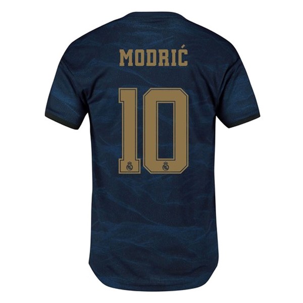Camiseta Real Madrid NO.10 Modric 2ª 2019/20 Azul